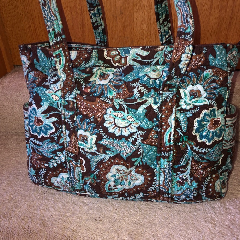 Vera Bradley Java Blue Tote.